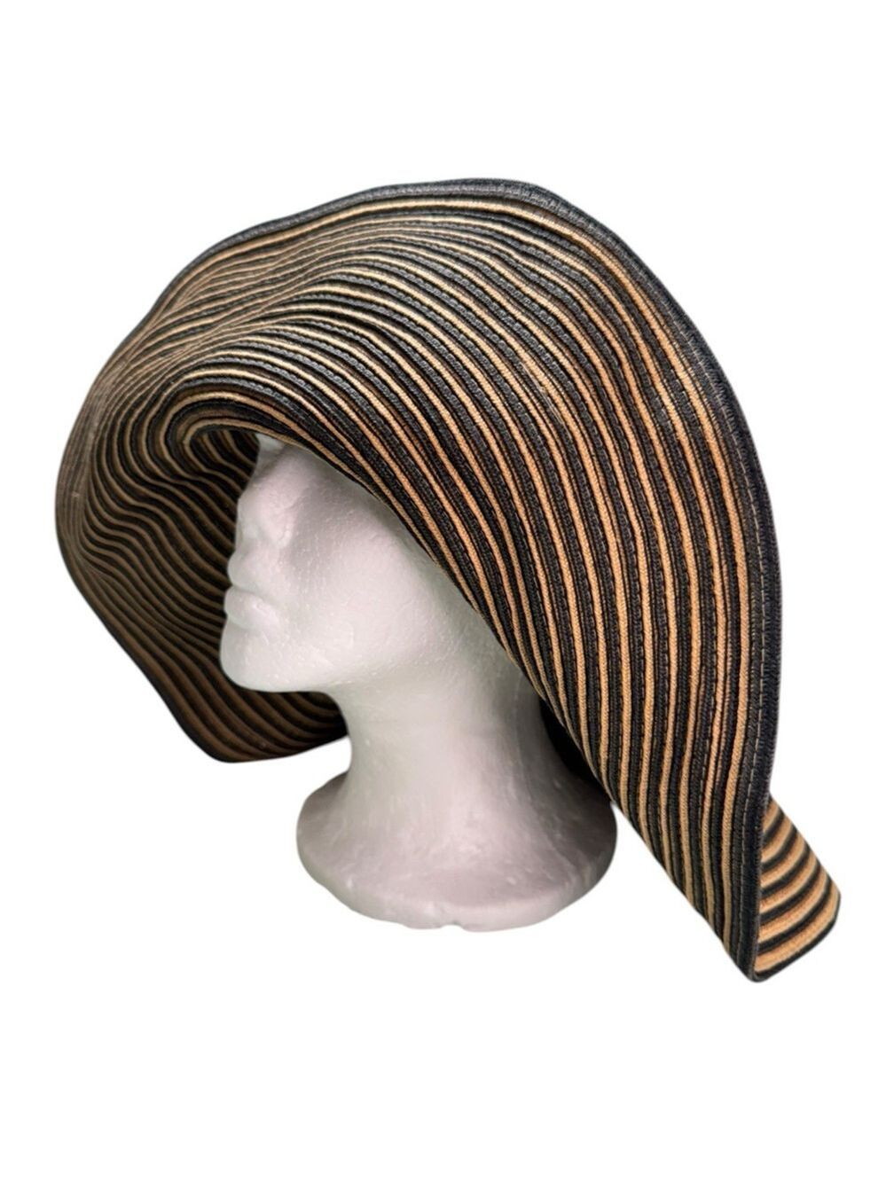 FILIPPO CATARZI Women’s Summer Floppy Hat Wide Brim Italy Paper/Polyester OSFA